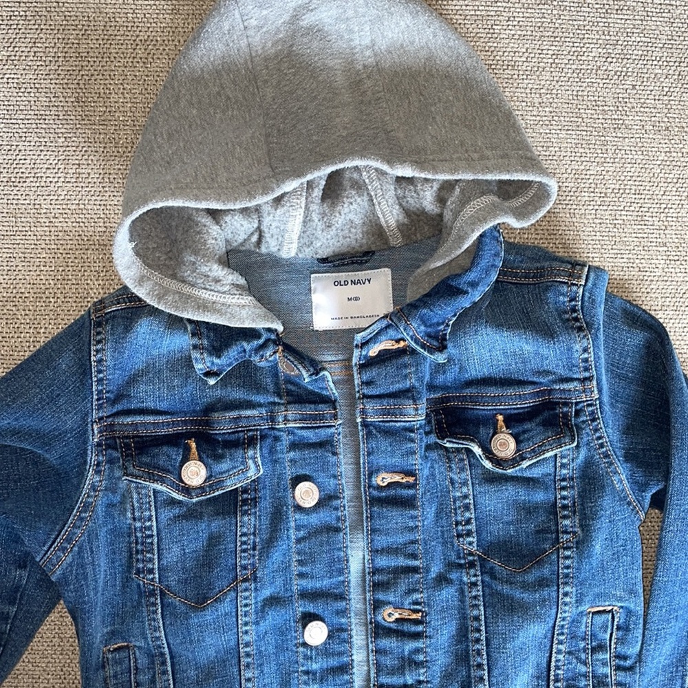 Boy Denim Jacket with hood
